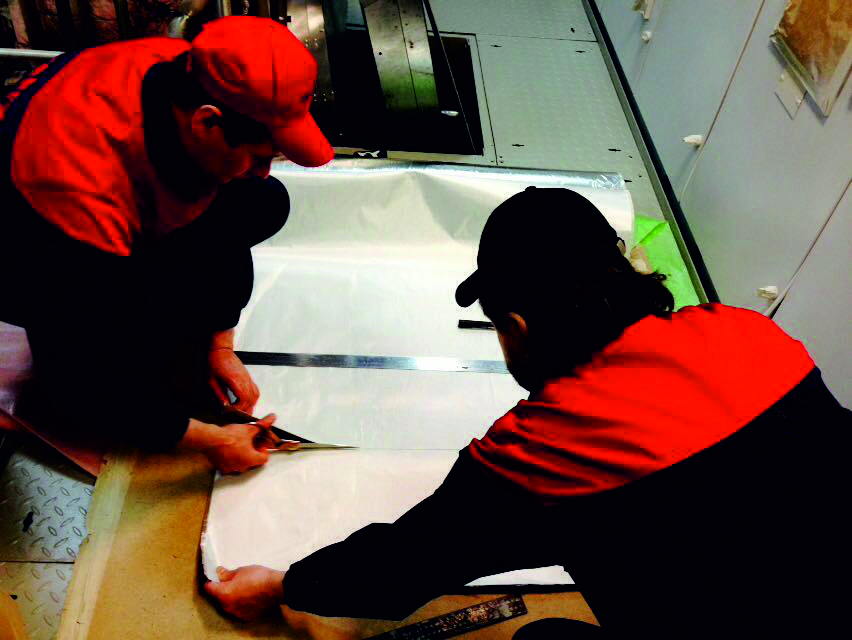 Монтаж фольма-ткани на ледоколе "Арктика" Монтаж фольма-ткани на ледоколе "Арктика" поставщик-производитель "Завод Изоляционных Материалов" Новосибирск Краснодар